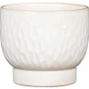 Cache-pot en céramique blanc Scheurich 931 Opale - Ø 15 cm