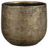 Cache-pot en céramique coloris bronze métallique Edelman Hollande Marcus – Ø 25 x H 20 cm