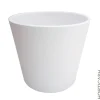 Cache-pot en céramique coloris blanc Fresh B13 - Ø 13 x H 10,5 cm