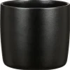 Cache-pot en céramique noir Scheurich 900 Ebano - Ø 13 cm