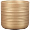 Cache-pot en céramique or Scheurich 850 Royal Gold - Ø 17 x H 15,3 cm