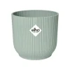 Cache-pot en plastique recyclé vert sorbet Elho Vibes fold rond- Ø 18 cm