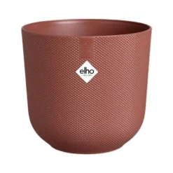 Cache-pot en plastique rouge toscane Elho Jazz - Ø 30 cm