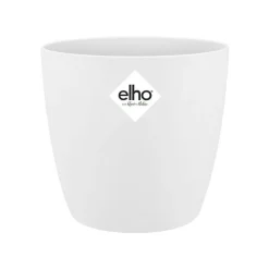 Cache-pot en polypropylène Elho Brussels rond mini blanc - Ø 9,5 cm