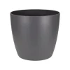 Cache-pot en polypropylène Elho Brussels rond anthracite - Ø 30 cm