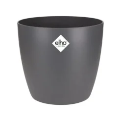 Cache-pot en polypropylène Elho Brussels rond anthracite - Ø 30 cm
