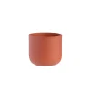 Cache-pot en zinc coloris Terracotta Jasta – Ø 13 x H 12,5 cm
