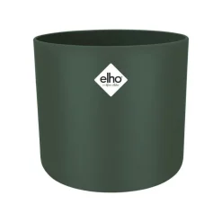 Cache-pot leaf green Elho B.for Soft - Ø 16 cm