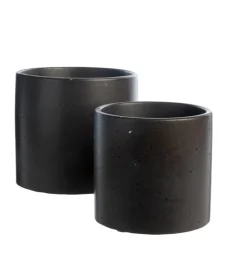 Cache-pot recyclé en sable de fonderie Mon pot français - Ø 16 x 14 cm