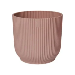 Cache-pot vibes fold rose Ø16 cm