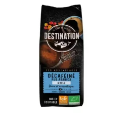 Café décaféiné équitable FFL bio moulu Destination - 250 g