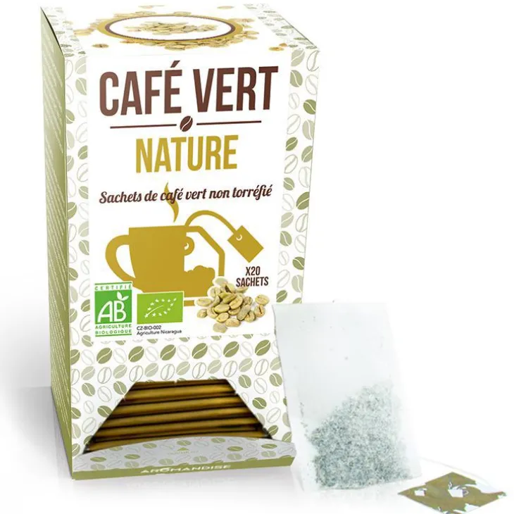 Café vert nature bio en boite de 60 g