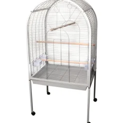 Cage à perroquet polly blanche 77x60xH155 cm