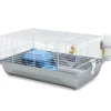 Cage pour hamsters et souris Martha blanche - 46.5 x 29.5 x 21 cm