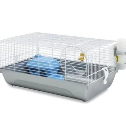 Cage pour hamsters et souris Martha blanche - 46.5 x 29.5 x 21 cm