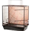 Cage Siri pour perruche en cuivre 78x48x81,5 cm