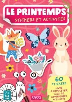 Cahier d'activités "Le printemps" avec stickers et activités