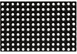 Caillebotis en caoutchouc noir Sweetsol - 60 x 40 cm