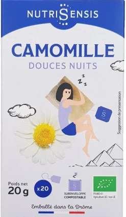 Camomille Bio Nutrisensis - 20 sachets