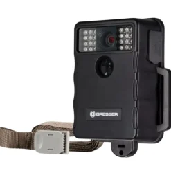 Caméra 5 MP Full-HD à capteur de mouvement noire Bresser - 8,8 x 14,5 x 6 cm