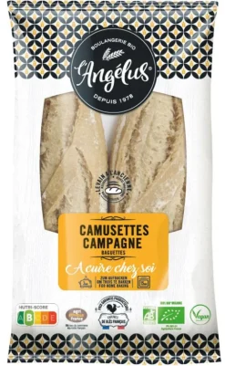 Camusettes de campagne bio Angelus - 2 x 200 g
