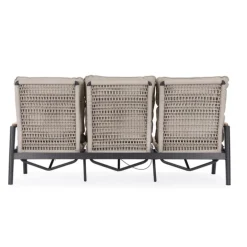 Canapé 3 places en aluminium anthracide Bizzotto Miguel Pélican