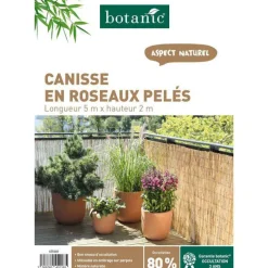 Canisse en roseaux fendus botanic® - H 200 cm x 5 m