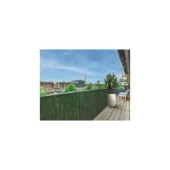 Canisse synthétique vert foncé Nortène Fency Wick - L 3 m x H 100 cm