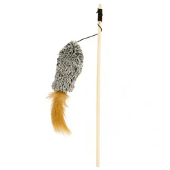 Canne à pêche pour chat coloris multicolore poisson puffer Duvoplus - 20 x 5 cm