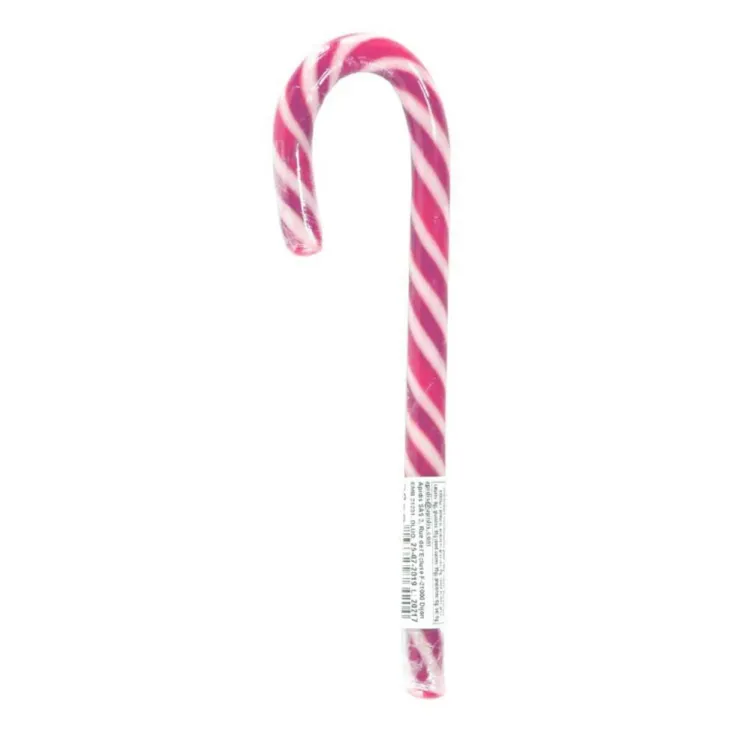 Canne sucre d'orge arôme framboise Apidis - 28 g