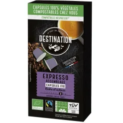 Capsules biodégrables Expresso bio FFL boîte 10x5,5g