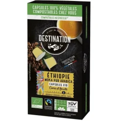 Capsules biodégradables Éthiopie bio FFL