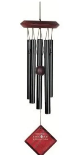 Carillon en aluminium noir Vitis in Situ Mars - 43 cm