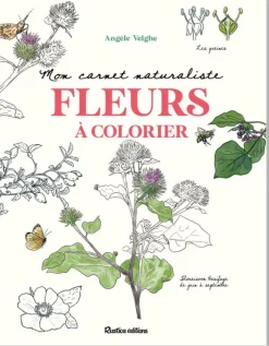 Carnet de coloriage "Mon carnet naturaliste à colorier" Éditions Rustica
