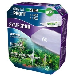 Carré d'ouate symepad pour cristalprofi e15/1901-2 blanc