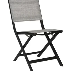 Chaise pliante en aluminium Nils