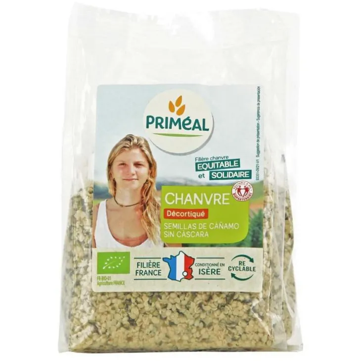 Chanvre décortiqué bio en sachet de 200 g