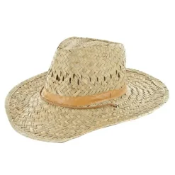 Chapeau de paille australien beige pour homme taille 56