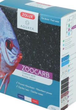 Charbon végétal pour aquarium coloris noir Zolux ZooCarb - 600 ml
