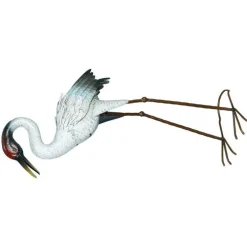 Échassier à tête droite en résine Riviera – 85 cm