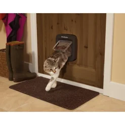 Chatière à puce électronique Petsafe marron 22 x 23,9 cm