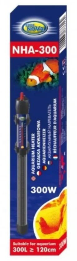 Chauffage aquarium 300 watts résistant à l'eau - AQUA NOVA