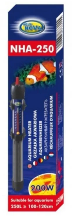 Chauffage aquarium 250W, efficacité élevée, AQUA NOVA