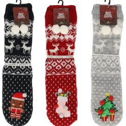 Chaussettes de Noël 3D pour femme Apollo - taille unique
