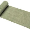 Chemin de table Fluffy Sauvage coloris vert en polyester - 300 x 300 cm