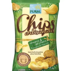 Chips artisanales au romarin et sel marin – 120 gr