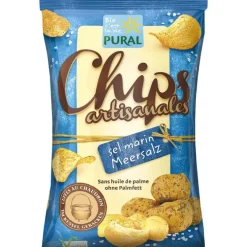 Chips artisanales au sel marin – 125 gr
