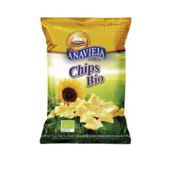 Chips au sel de mer format familial bio Anavejia - 220 g
