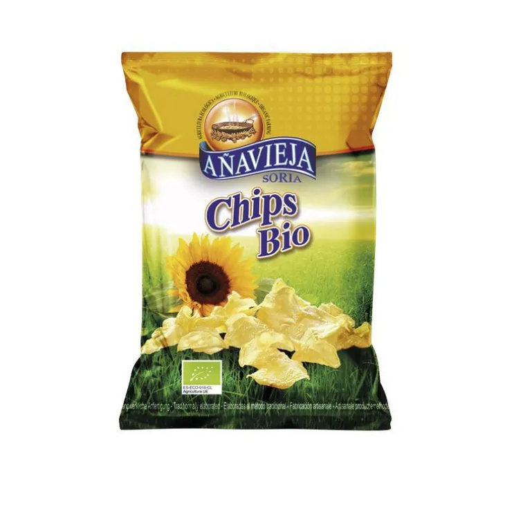 Chips au sel de mer format familial bio Anavejia - 220 g