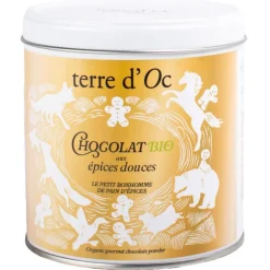 Chocolat bio aux épices douces Terre d'Oc - 200 g